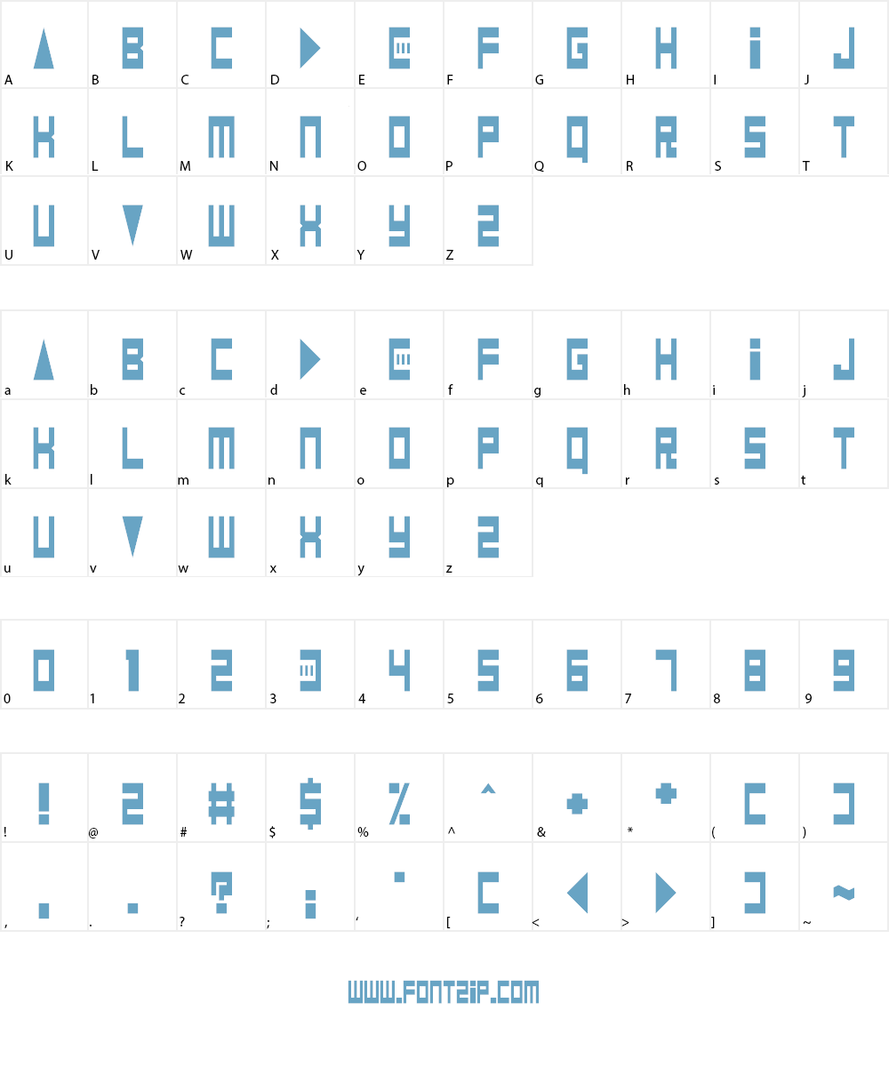 Game Over Dude Font Character